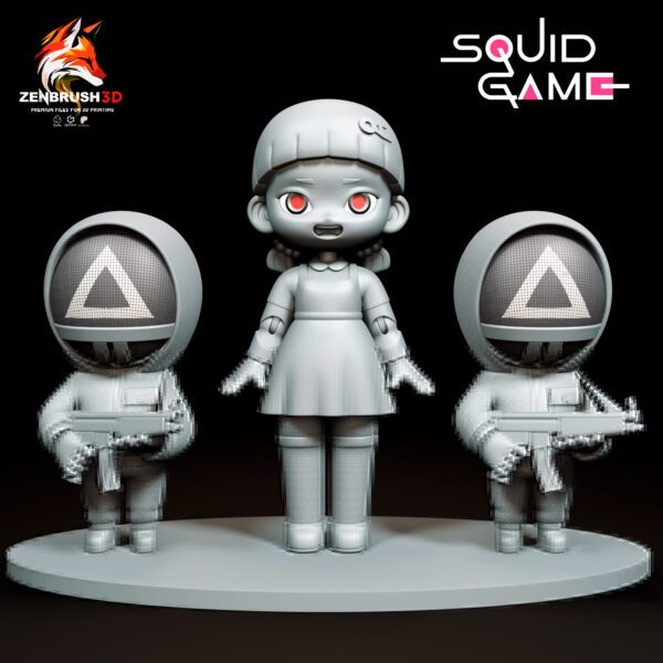 Squid Game - El Juego del Calamar STL 3D PRINTING - Imagen 3